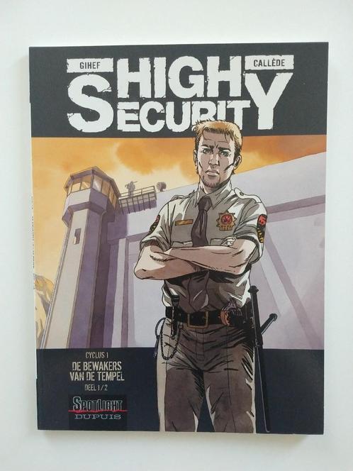 High security 1 - De bewakers van de tempel, Boeken, Stripverhalen, Zo goed als nieuw, Eén stripboek, Ophalen of Verzenden