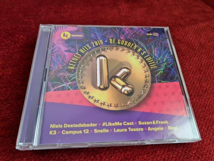 CD - Ketnet hits 2019 - de gouden K's editie - 2 CD, Kinderen en Baby's, Speelgoed | Duplo en Lego, Ophalen of Verzenden
