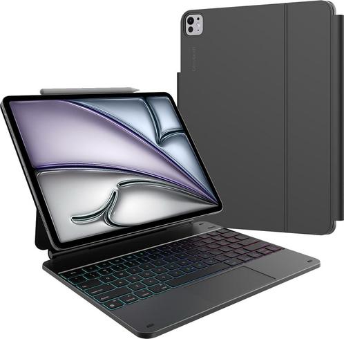 keyboard voor ipad 12,9 inch en ipad air 13 inch, Computers en Software, Tablet-hoezen, Zo goed als nieuw, Bescherming voor- en achterkant