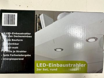 2 LED-inbouwspots x4 beschikbaar voor biedingen