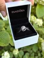 Pandora Charm Zilver Veertje met Zirconia’s, Handtassen en Accessoires, Bedels, Ophalen of Verzenden, Nieuw, Zilver, Pandora