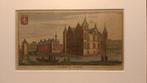 gravure originale en couleurs Château d'Oostmalle, Antiquités & Art, Enlèvement