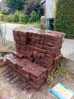 Partij bruine kleiklinkers, Tuin en Terras, Tegels en Klinkers, Ophalen, Zo goed als nieuw