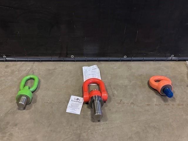 2223. Hijsoog / oogbout / draaibaar / wartel hijsogen, Doe-het-zelf en Bouw, Lieren en Takels, Nieuw, Ophalen