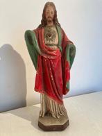 Beeld Heilig Hart van Jezus (45 cm), Antiek en Kunst, Antiek | Religieuze voorwerpen, Ophalen of Verzenden