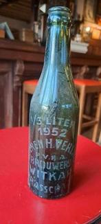 1952 witkap brasschaat brouwerij slaghmuylder bierfles, Collections, Marques de bière, Enlèvement ou Envoi, Utilisé