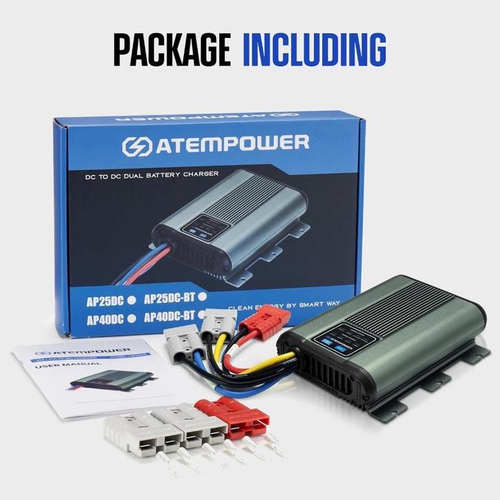 ATEM POWER 40A DC/DC batterijlader, Auto-onderdelen, Accu's en Toebehoren, Nieuw, Ophalen