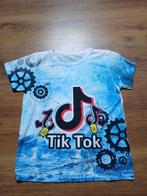 t-shirt tiktok maat 140, Kinderen en Baby's, Kinderkleding | Maat 140, Ophalen of Verzenden, Zo goed als nieuw, Jongen, Shirt of Longsleeve