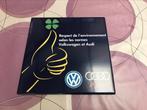 VW/Audi emaillerie Belge reclamebord, Ophalen of Verzenden, Zo goed als nieuw, Reclamebord