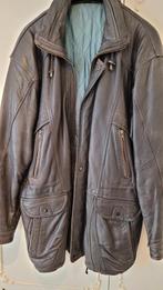 veste mi longue homme en cuir taille 54, Ophalen of Verzenden, Gedragen, Maat 52/54 (L), Zwart