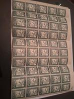 4 Feuillets de 50 timbres du zanzibar 1944, Enlèvement ou Envoi