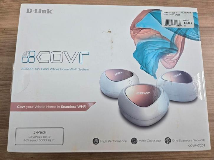 D-Link COVR 3-pack mesh wifi router Dual Band ac1200, Informatique & Logiciels, Points d'accès, Enlèvement ou Envoi