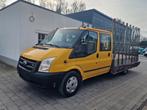 Ford transit 2.4 tdci dbb cabine rammen vervoer gekeurd vr v, 7 zetels, Bedrijf, Te koop, Handgeschakeld