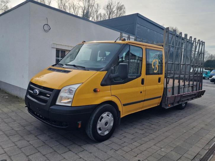 Ford transit 2.4 tdci dbb cabine rammen vervoer gekeurd vr v, Auto's, Bestelwagens en Lichte vracht, Bedrijf, Ford, Diesel, Euro 4