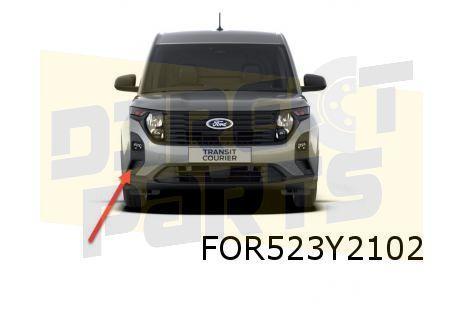 Ford Transit Courier (1/24-) voorbumpergrille Rechts (niet b, Auto-onderdelen, Carrosserie, Bumper, Ford, Voor, Nieuw, Verzenden