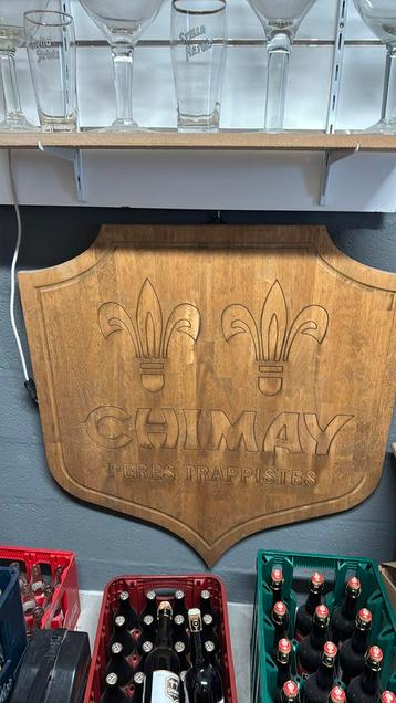 Chimay Ecusson bois 100 cm, Enlèvement ou Envoi, Comme neuf