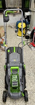 Grasmaaier op batterijen, Tuin en Terras, Grasmaaiers, Ophalen, Nieuw, Accu-grasmaaier, Opvangbak