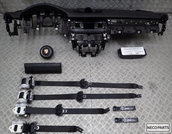 PORSCHE CAYENNE 9Y AIRBAG AIRBAGSET ALLE AIRBAGS LEVERBAAR, Auto-onderdelen, Dashboard en Schakelaars, Porsche, Gebruikt, Ophalen of Verzenden