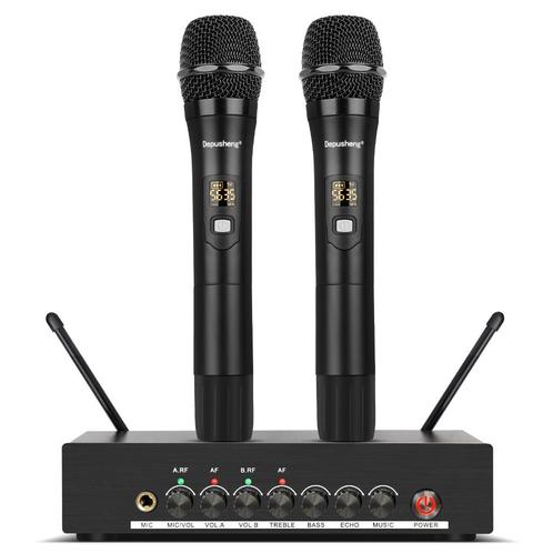 DR20 Professionele Draadloze Microfoon Dual UHF, Muziek en Instrumenten, Microfoons, Zo goed als nieuw, Instrumentmicrofoon, Ophalen of Verzenden