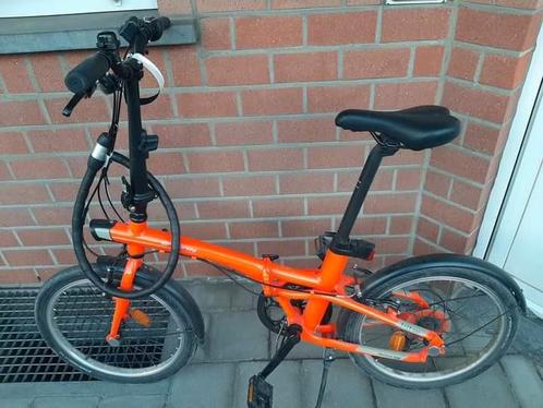 plooifiets merk btwin  type tilt  500, Fietsen en Brommers, Fietsen | Vouwfietsen, Zo goed als nieuw, Heren, Overige merken, 20 inch of meer