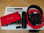 Focusrite Scarlett 2i2 (3rd gen) + Casque, Micro, Câble XLR, Muziek en Instrumenten, Overige Muziek en Instrumenten, Ophalen of Verzenden