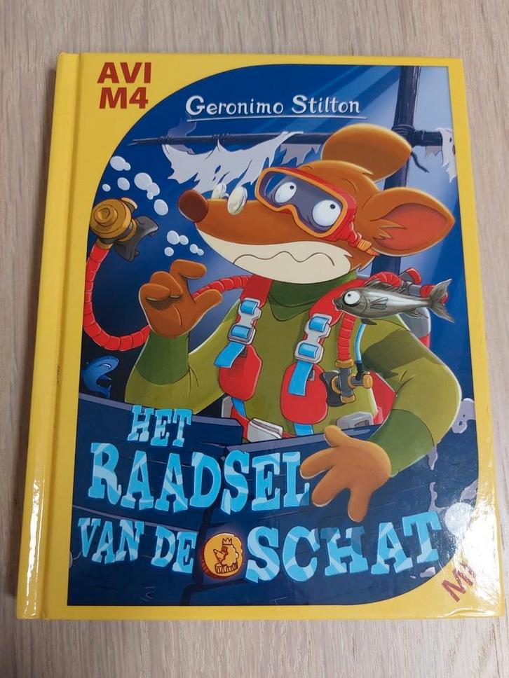 Geronimo Stilton - Het raadsel van de schat, Boeken, Kinderboeken | Jeugd | onder 10 jaar, Zo goed als nieuw, Ophalen of Verzenden