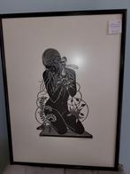 zeer mooi kunstwerk getekend en genummerd, Ophalen
