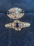 2 Broches, Ophalen of Verzenden, Gebruikt, Goud