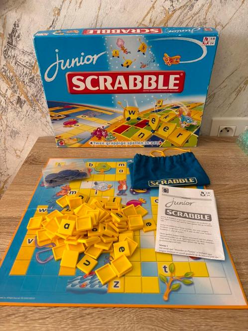 Junior scrabble, Hobby en Vrije tijd, Gezelschapsspellen | Bordspellen, Ophalen of Verzenden