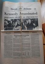 Journaux anciens, Hérald 63 mort Kennedy..., Enlèvement
