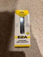 Professionele zaklampen te koop, Caravans en Kamperen, Ophalen of Verzenden, Zo goed als nieuw, Batterij