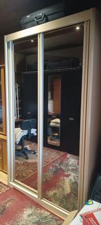 Kleerkast met spiegels, Huis en Inrichting, Kasten | Kleerkasten, Ophalen, Gebruikt