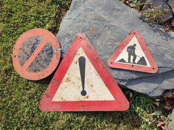 Panneau de signalisation Travaux  disponible aux enchères