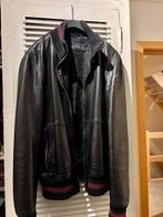 leren jas van Gucci, Kleding | Heren, Jassen | Zomer, Ophalen, Maat 48/50 (M), Zwart, Gucci