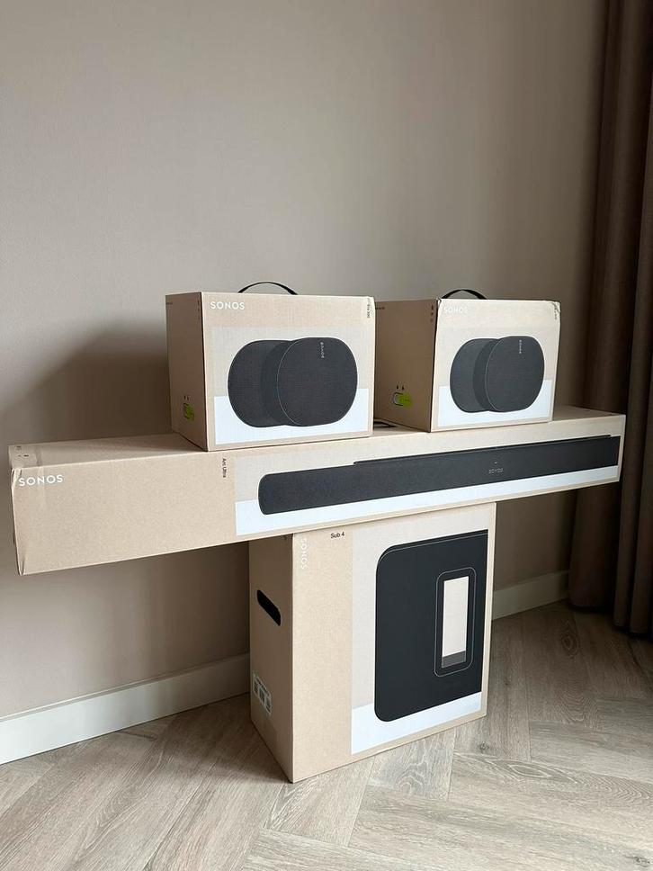 SONOS Ultieme meeslepende set met Arc Ultra VOORRAAD, TV, Hi-fi & Vidéo, Ensembles home-cinéma, Neuf, Autres lecteurs, Autres systèmes