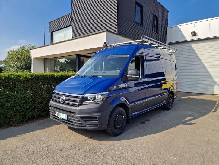 Volkswagen Crafter L3H2 Navi, trekhaak, dakrek GARANTIE, Auto's, Bestelwagens en Lichte vracht, Bedrijf, Te koop, ABS, Achteruitrijcamera