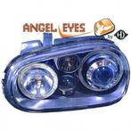 PHARES LOOK R32 AVEC ANGEL EYES - NOIR VW GOLF 4  (97-03), Enlèvement ou Envoi