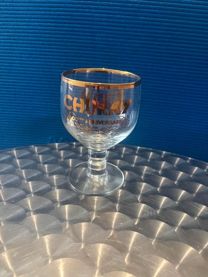 Verre chimay 500e anniversaire, Collections, Verres & Petits Verres, Neuf, Verre à bière, Enlèvement ou Envoi