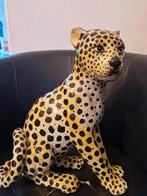 Statue léopard en céramique, Enlèvement, Comme neuf, Animal