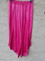 Fuchsia broek met grote split aan zijkanten, elastiek band, Kleding | Dames, Broeken en Pantalons, Ophalen, Zo goed als nieuw