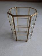 vitrine miniature vintage octogonale, Collections, Enlèvement ou Envoi