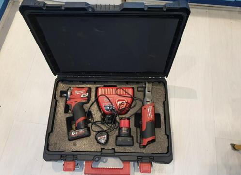 Milwaukee M12FIW38 Brandstof 12V 3/8in Slagmoersleutel & Rat, Doe-het-zelf en Bouw, Gereedschap | Boormachines, Gebruikt, Overige typen