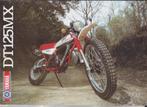 Moto Yamaha DT125MX brochure publicitaire, Verzenden, Gelezen