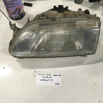 Renault 19 Sedan 1995 Wagennr 1700046  Koplamp Links beschikbaar voor biedingen