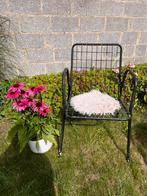 4 metalen stoelen, Tuin en Terras, Tuinstoelen, Ophalen