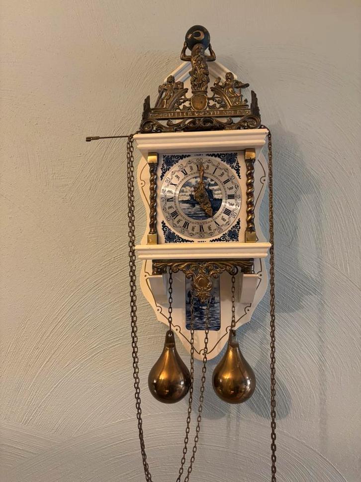 Zaanse stoelklok - moet hersteld worden, Antiek en Kunst, Antiek | Klokken, Ophalen