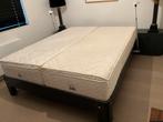 Auping Auronde met electr. bedbodem en B&B Italia matrassen, Huis en Inrichting, Ophalen, Verstelbaar, Zwart, Tweepersoons