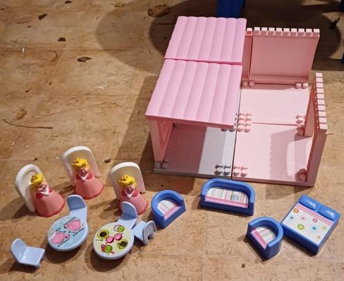 blokkenpakket voor meisjes met blokkentafeltje, Kinderen en Baby's, Speelgoed | Bouwstenen, Zo goed als nieuw, Overige merken