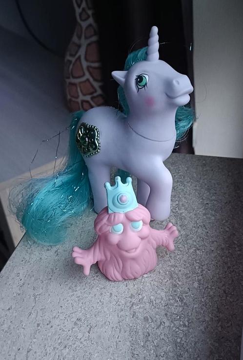 ZELDZAAM My little pony Vintage prinses Sparkle en Hugster, Verzamelen, Poppetjes en Figuurtjes, Gebruikt, Ophalen of Verzenden