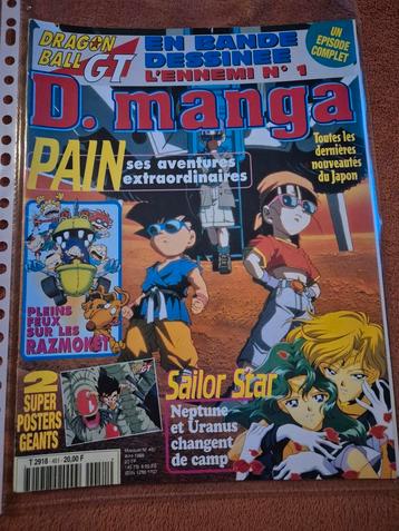 D Manga magazine 451 Dragon Ball Z Sailor mo, Enlèvement ou Envoi, Comme neuf